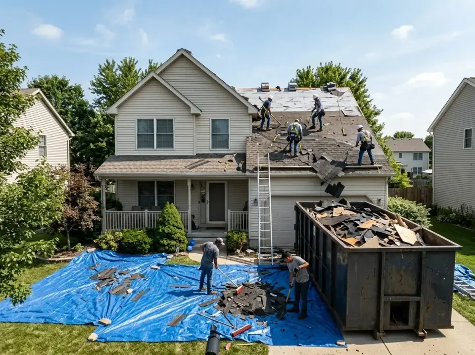 roof-replacement-debris-remova-004 — frequently asked questions, Cheapest Dumpster Rentals in Many, LA
